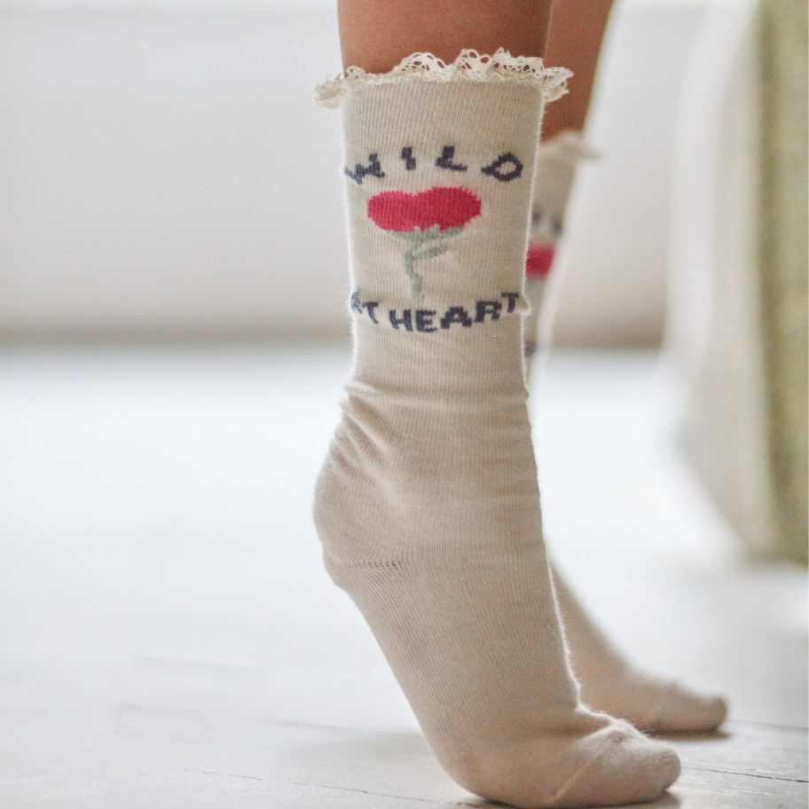 Louise Misha Louise Misha Socks Chopie Cream Socks