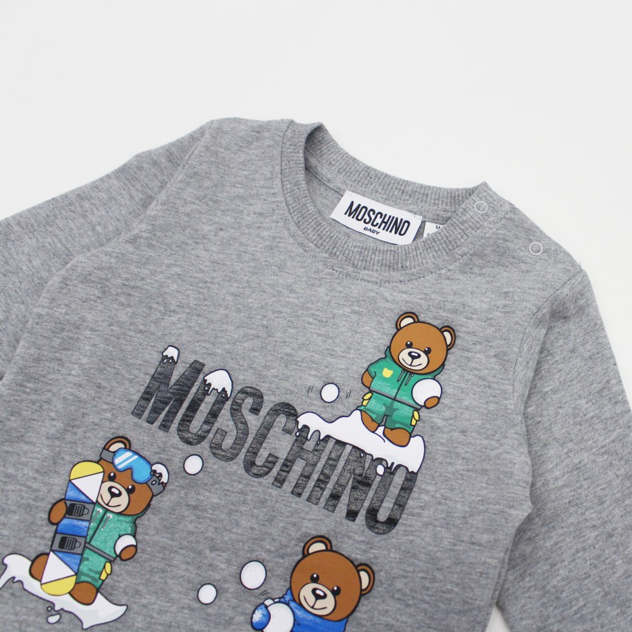 Moschino Moschino Baby Bear Snow Long Sleeve T Shirt Shirt