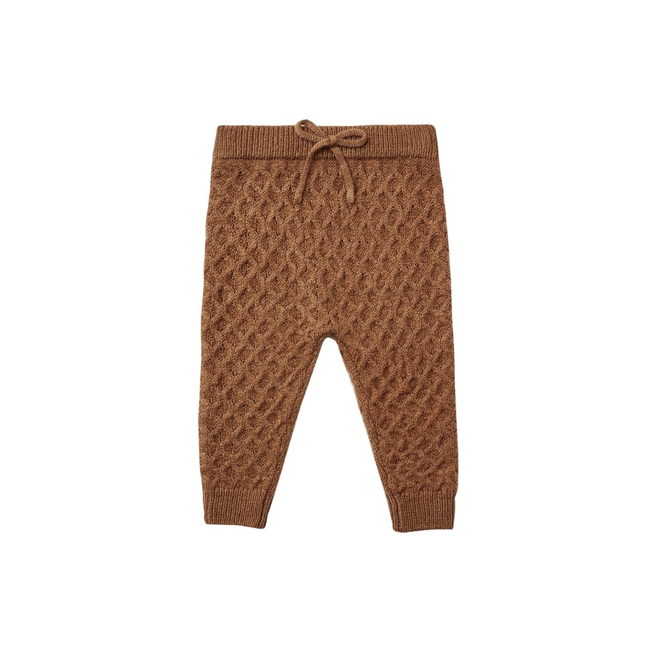 Rylee And Cru Rylee And Cru Knit Gable Pant Rust Pants