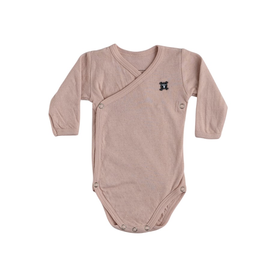 Nununu World Nununu World Baby Soft Envelope Bodysuit Pink Onesies