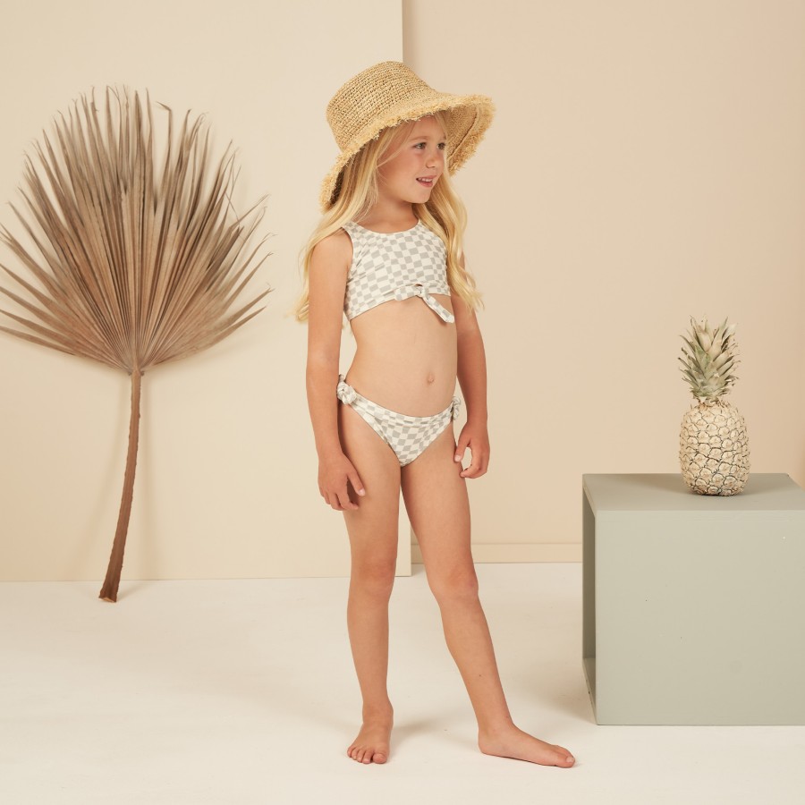 Rylee And Cru Rylee + Cru Knotted Bikini || Seafoam Check New