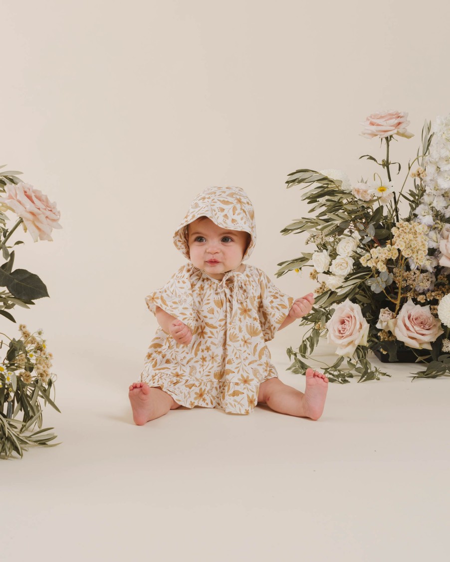 Rylee And Cru Rylee + Cru Garden Birds Brimmed Bonnet Ivory Hats