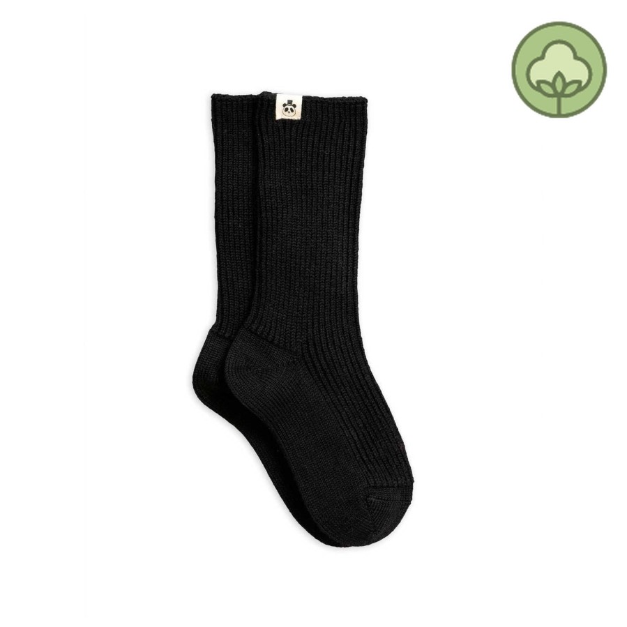 Mini Rodini Mini Rodini Wool Socks Black Socks