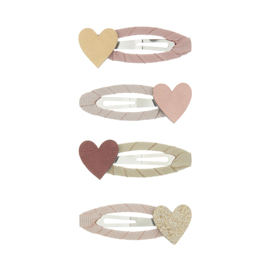 Mimi&Lula Mimi&Lula Suede Heart Clic Clacs Accessories