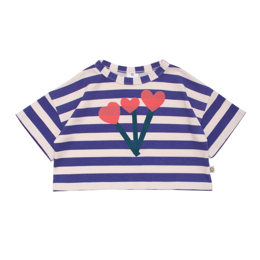 Wynken Wynken Beach Tee Strong Blue Stripe Shirt