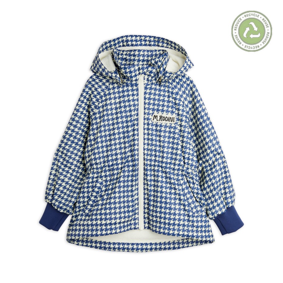 Mini Rodini Mini Rodini Houndstooth Windbreaker Jackets