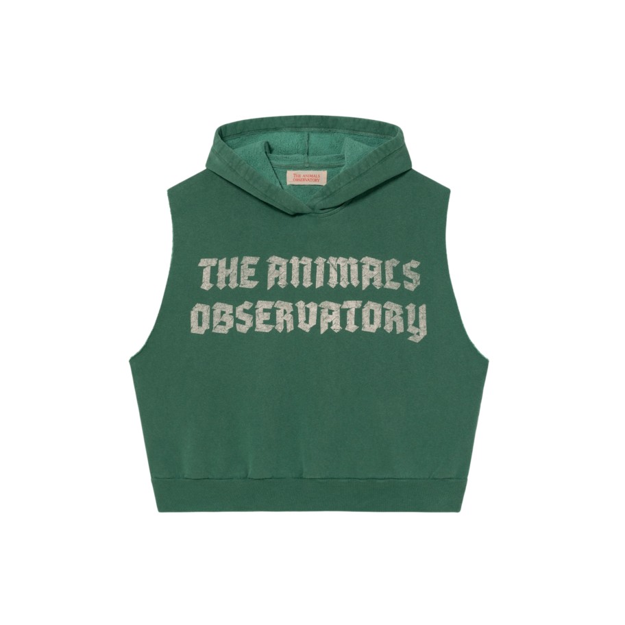 The Animals Observatory The Animals Observatory Whale Sweatshirts Vest Green Sweatshirts