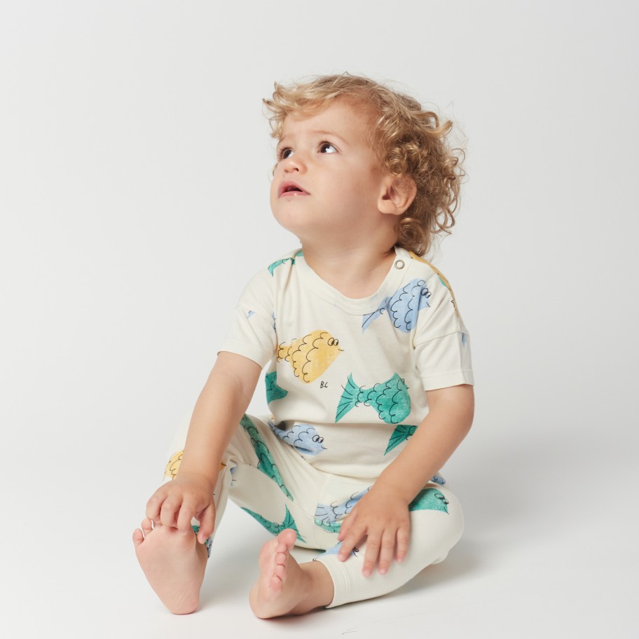 Bobo Choses Bobo Choses Multicolor Fish All Over T Shirt Shirts