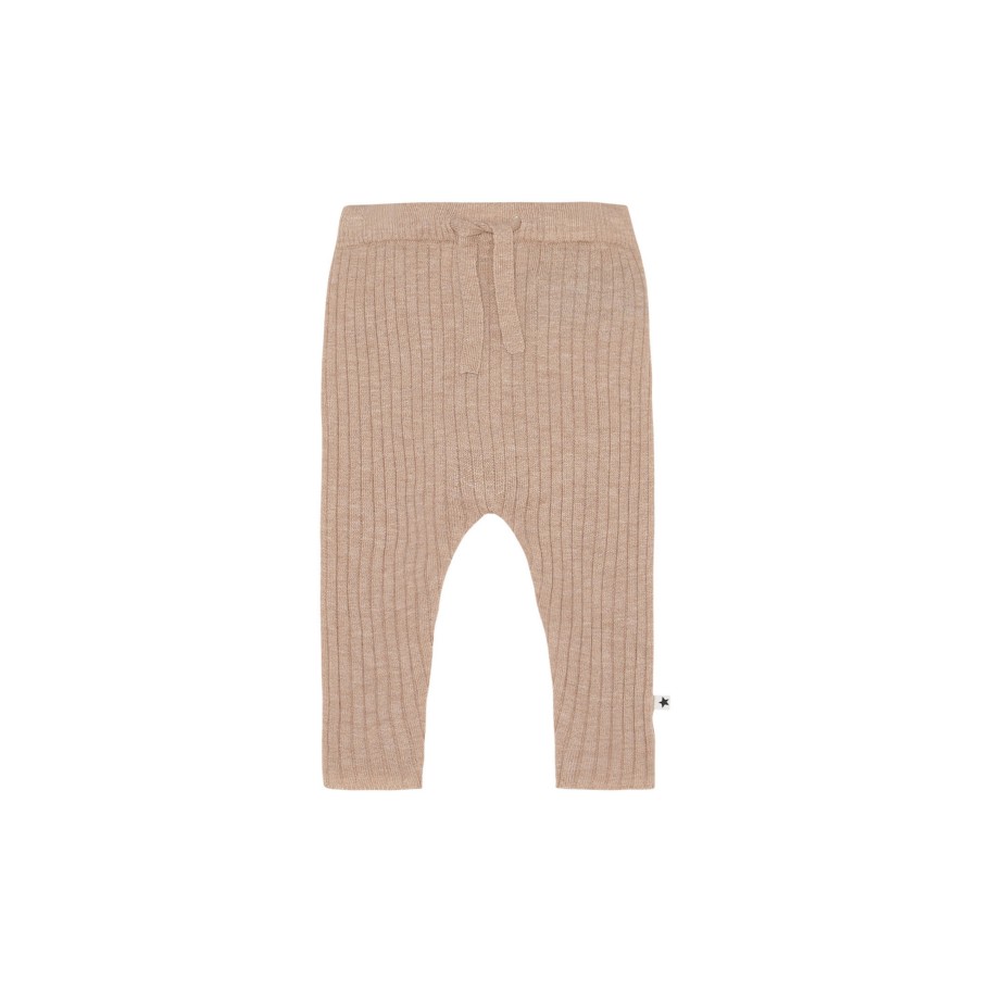 Molo Kids Molo Kids Shadow Oatmeal Melange Baby Knit Leggings Leggings