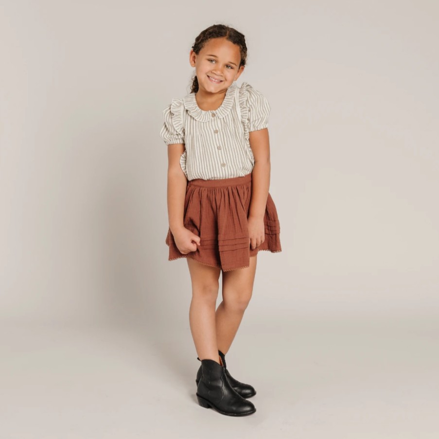 Rylee And Cru Rylee And Cru Simple Skirt Wine Skirts