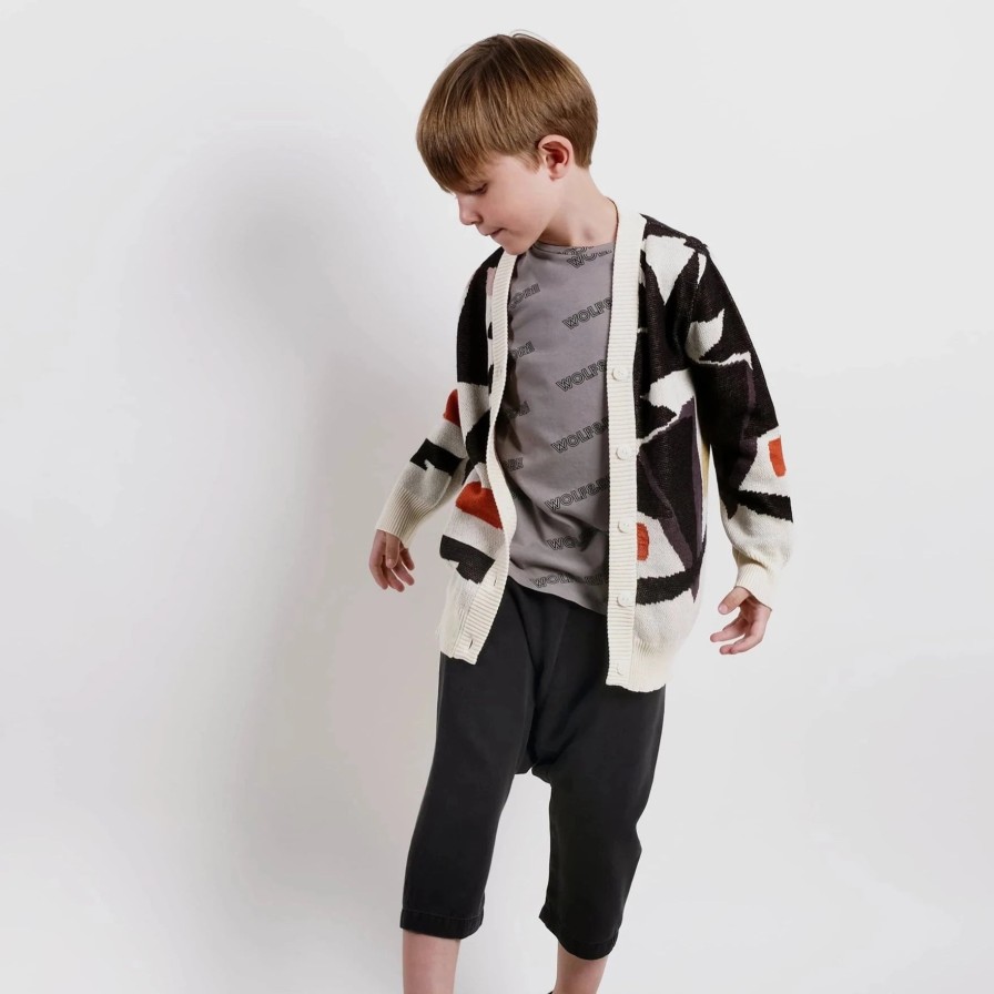 Wolf and Rita Wolf And Rita Kids Samuel Variacoes Cardigan Cardigans