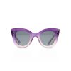 Sons + Daughters Eyewear Sons + Daughters Eyewear Cat Cat Sunglasses- Crystal Purple Sunglasses