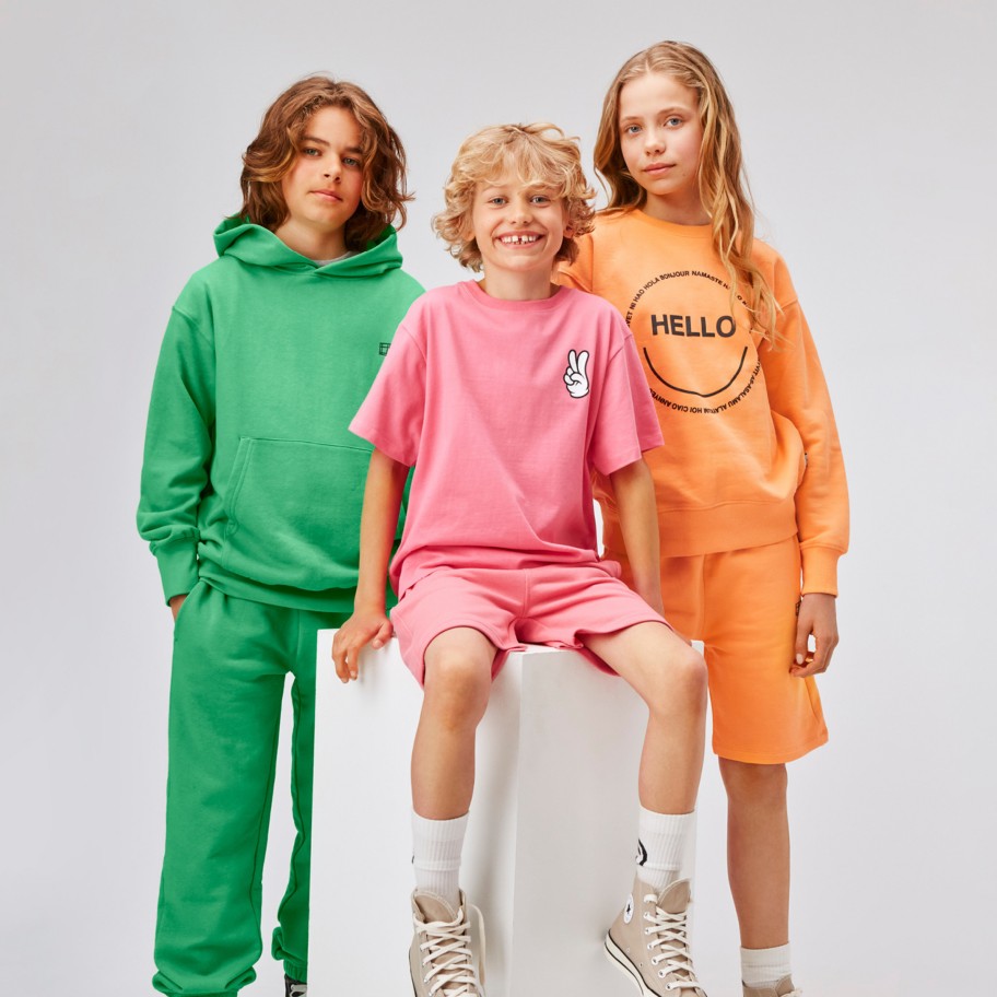 Molo Kids Molo Kids Memphis Papaya Orange Uni Sweatshirt Sweatshirts