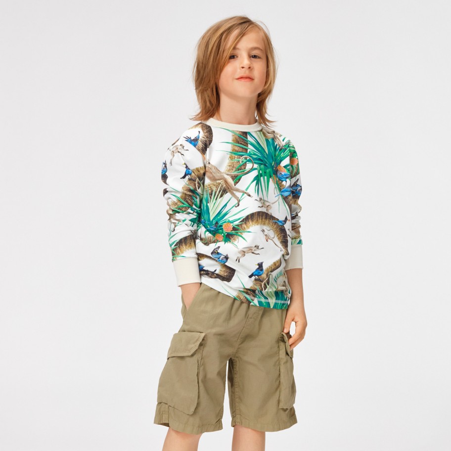 Molo Kids Molo Kids Khaki Green Argod Shorts Shorts