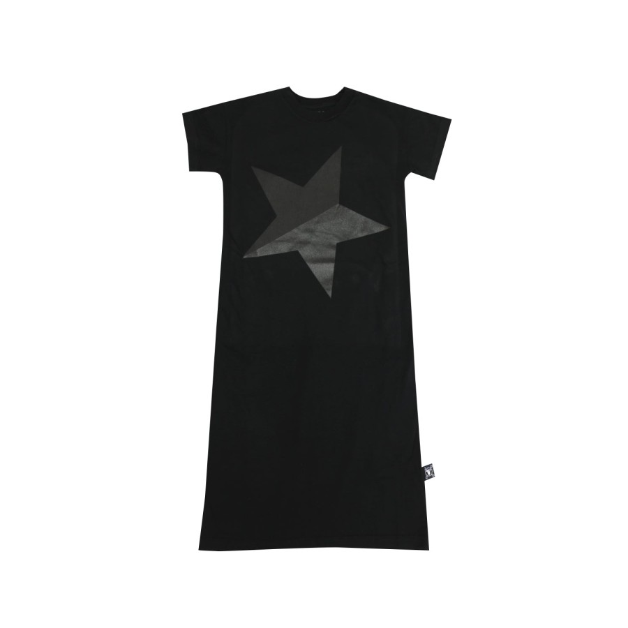 Nununu World Nununu World Shiny Star Dress Black Dresses