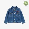 Mini Rodini Mini Rodini Ritzratz Embroidered Denim Jacket Jackets