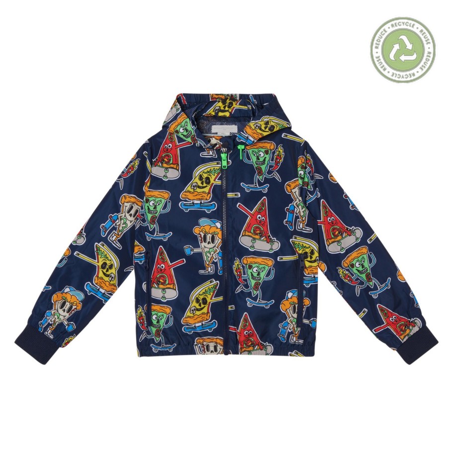 Stella McCarney Kids Stella Mccartney Kids Boy Pizza Skaters Jacket Jackets