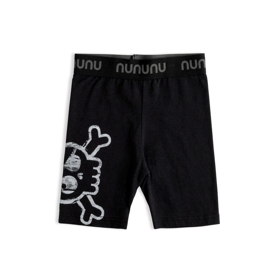 Nununu World Nununu World Skull Riding Shorts Black Shorts