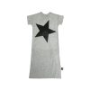 Nununu World Nununu World Shiny Star Dress Heather Grey Dresses