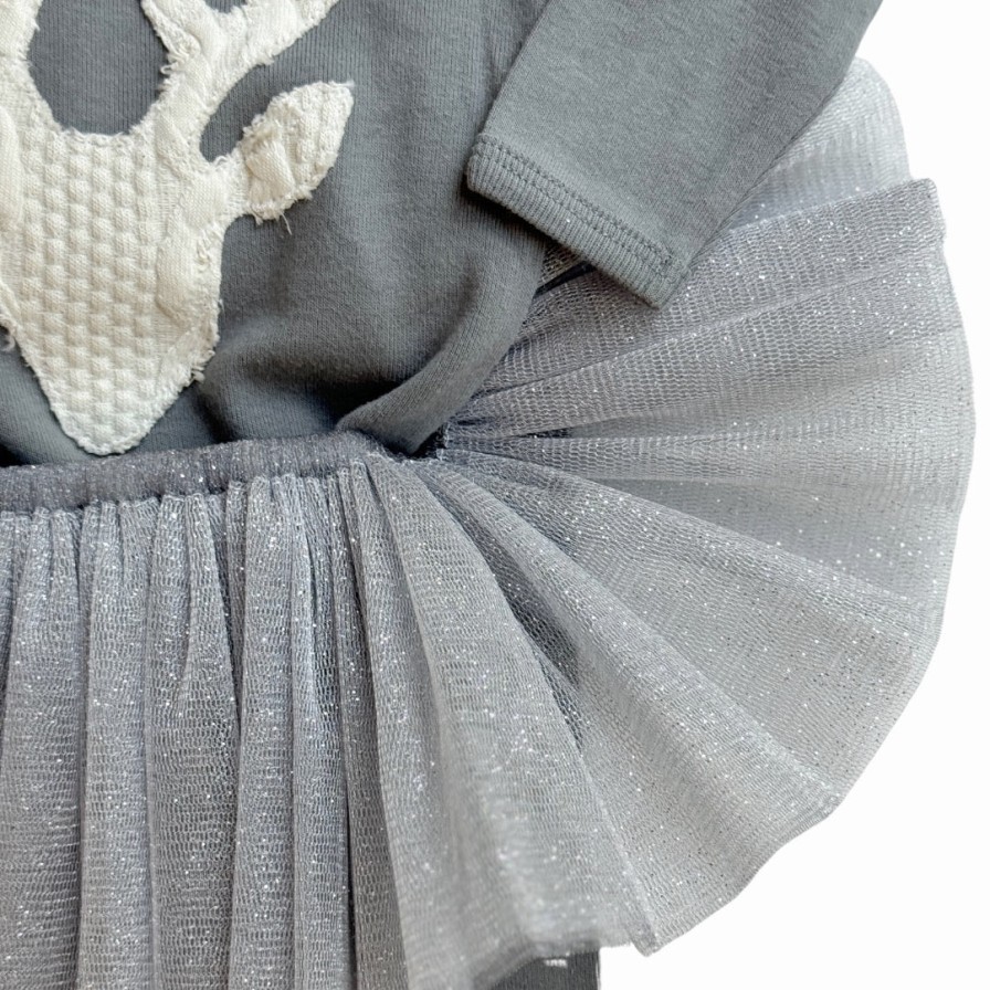 Oh Baby! Oh Baby! Magic Grey Glitter Tulle Skirt Skirts